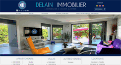 Desktop Screenshot of delain-immobilier.com